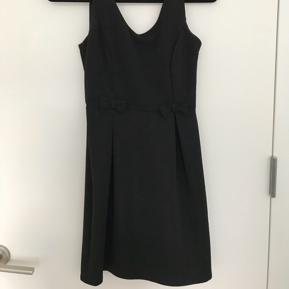 Black Cocktail Dress with Bows
